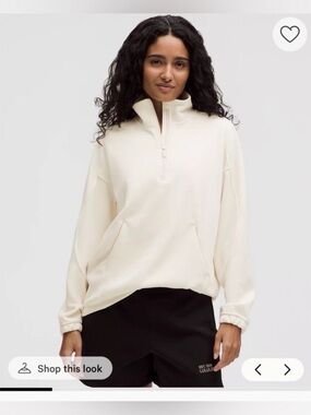 Lululemon Softstreme Long Half-Zip - Women’s Large